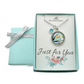 Personalized Little Girl's Owl Cabochon Necklace in Stainless Steel