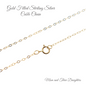Daughter in Law Infinity Heart Necklace in 24k Gold Plated Sterling Silver