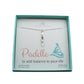 Kayak Necklace in Sterling Silver