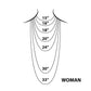 Rock Climber Necklace in Sterling Silver