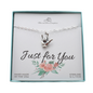 American Sign Language I Love You Sign Necklace in Sterling Silver