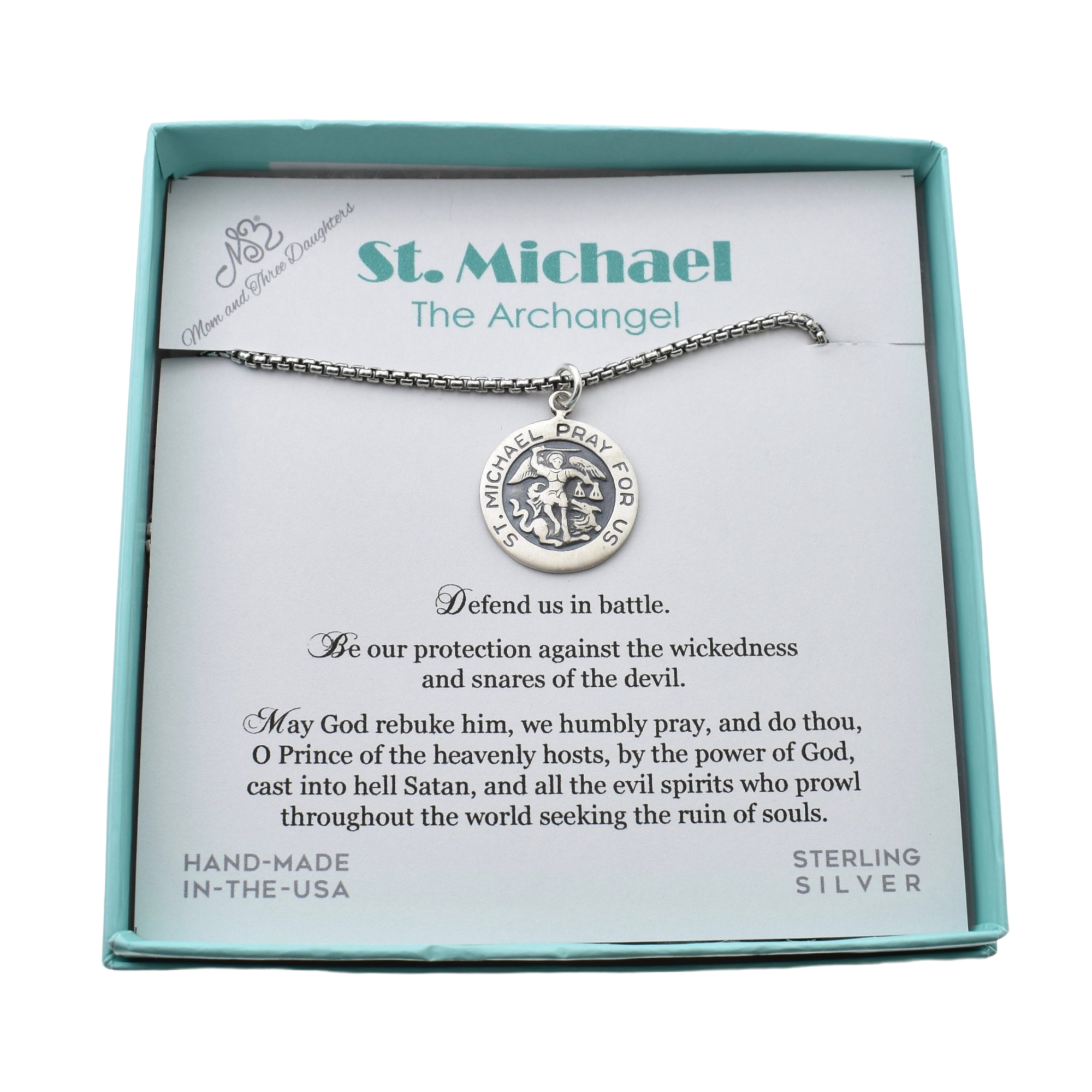 Rose Gold Saint Michael Necklace St Michael Charm Men Michael - Etsy | St  michael necklace, St michael pendant, Unisex jewelry