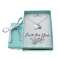 Ladybug Necklace with Personalized Initial in Sterling Silver
