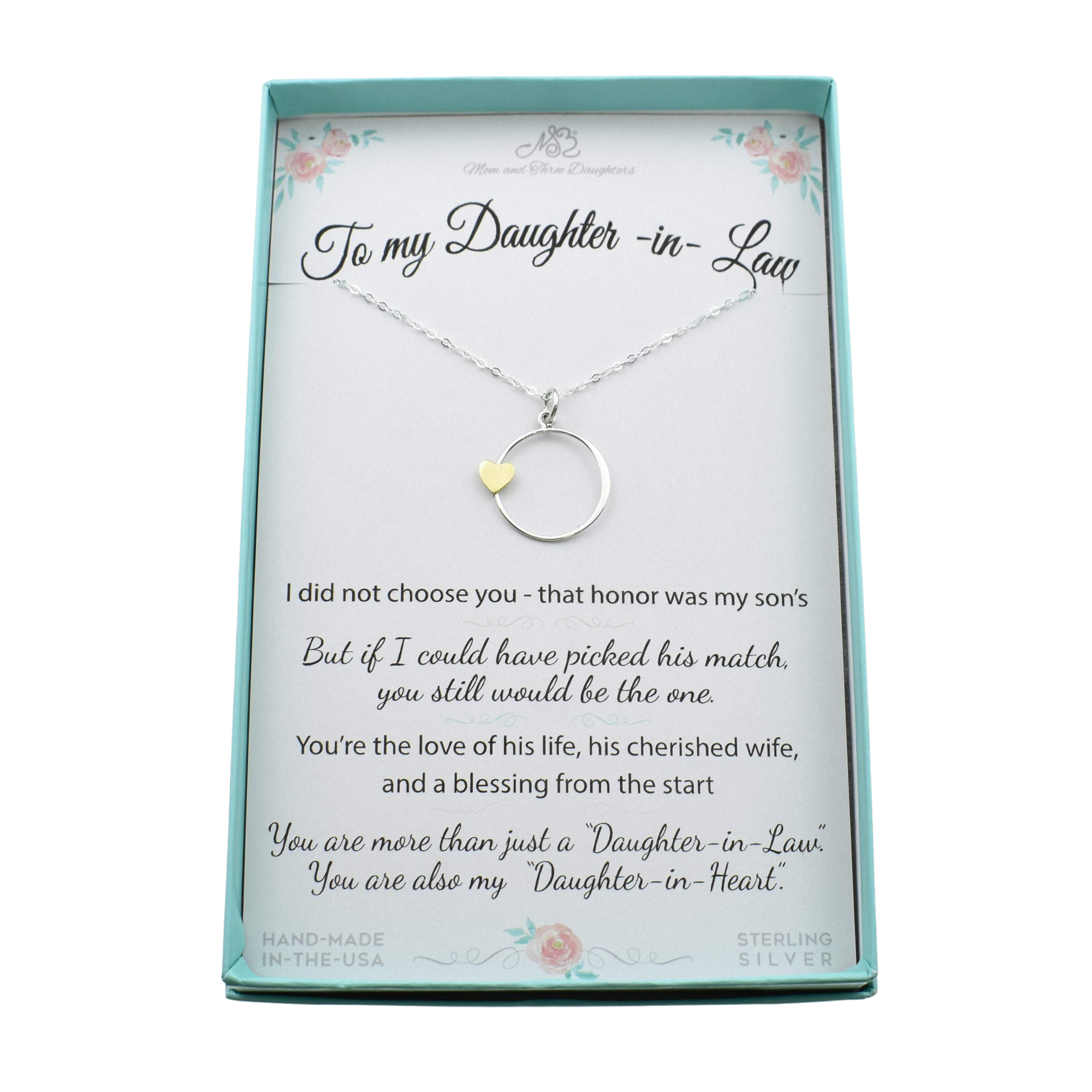 Daughter in law necklace on sale